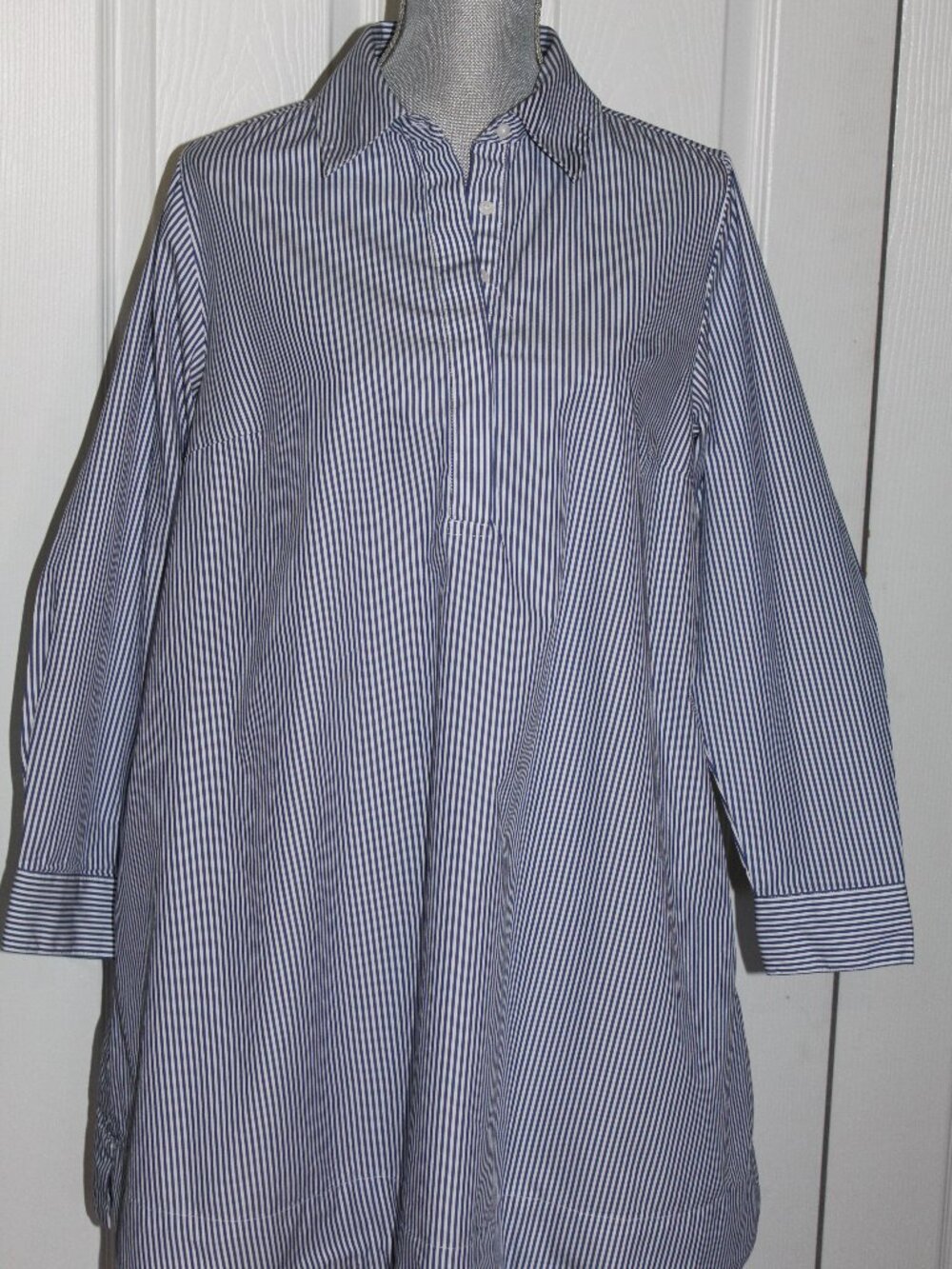 Old Navy Blue White Shift Dress